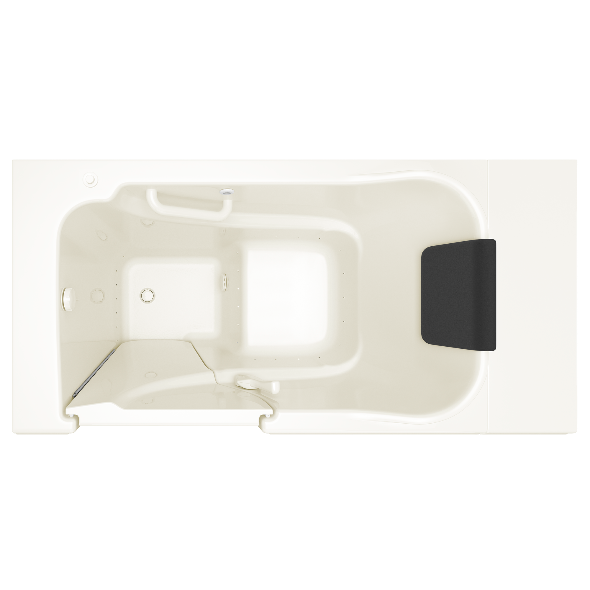 Gelcoat Premium Series 30 x 52 -Inch Walk-in Tub With Air Spa System - Left-Hand Drain
